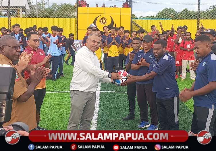 Kapolda Papua Tengah Cup II Bergulir, 27 Tim SMA-SMK Siap Unjuk Bakat Di Arena Mini Soccer Timika
