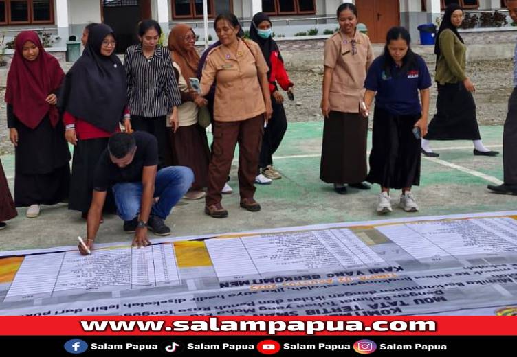 Jaga Ketertiban Sekolah, SMA Negeri 6 Mimika Teken MoU Bersama Komite