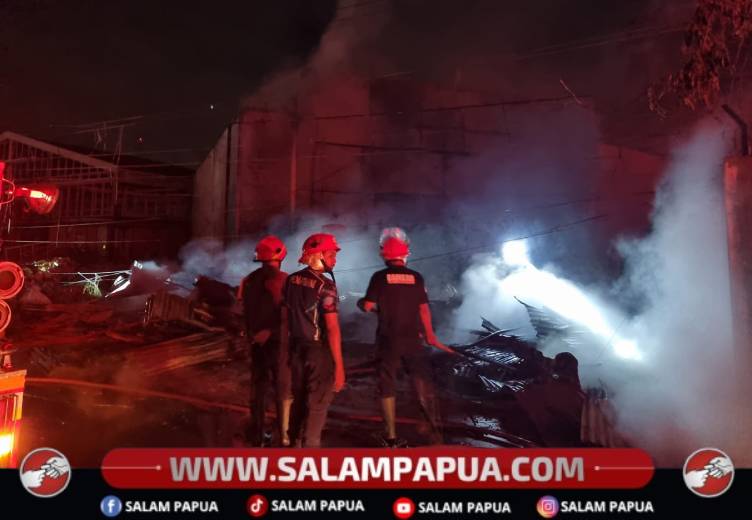 Bengkel Reparasi Mebel Di Jalan Cenderawasih Timika Ludes Terbakar