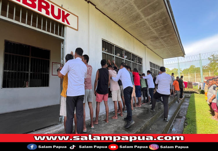 Lapas Timika Gencar Razia Dan Geledah Kamar Napi Untuk Wujudkan ZERO HALINAR