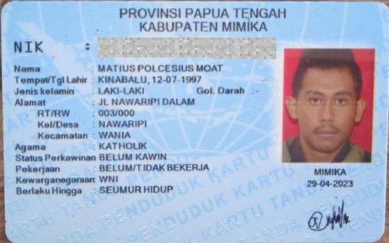 Identitas Lapas yang kabur