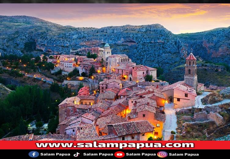 Desa Albaraccin, Spanyol (Hipwee.com)