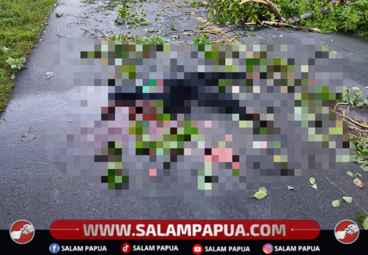 Seorang Pria Ditemukan Tewas Dalam Kecelakaan Lalu Lintas Di Jalan Poros SP9 Iwaka
