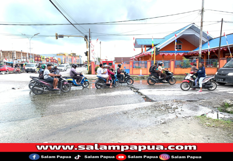 Warga Keluhkan Kerusakan Jalan, PUPR Mimika Minta Dilaporkan