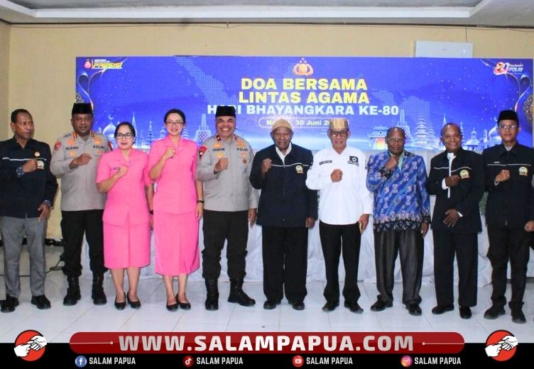 Polda Papua Tengah Gelar Doa Bersama Lintas Agama, Wujudkan Tanah Papua Damai