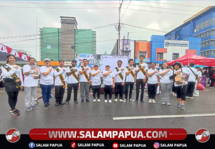 Dinkes Mimika Gandeng LAN Gelar Kampanye Hari Tanpa Tembakau Di CFD