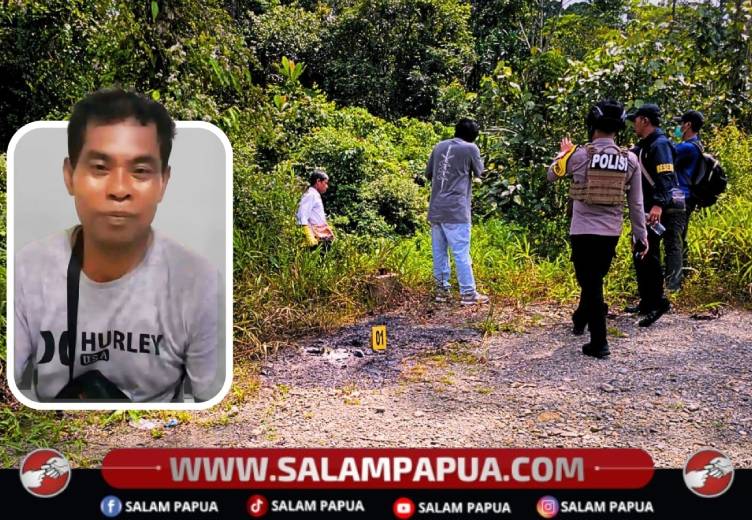 Terkuak Lokasi Tewasnya Pria Bertubuh Tertancap Empat Anak Panah, Polisi Olah TKP Di Kwamki Narama