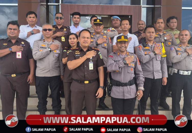 Perkuat Sinergi ICJS, Kapolres Mimika Silaturahmi Ke Kejaksaan Negeri