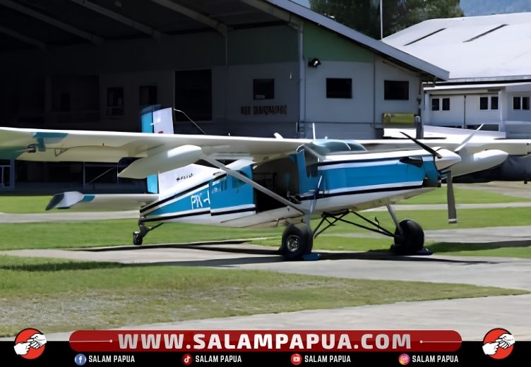 Pesawat AMA PK-RCY Terbakar Di Bandara Balingga, Aparat Selidiki Dugaan Keterlibatan KKB