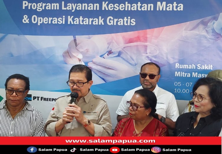 57 Tahun Freeport Indonesia, Gelar Layanan Kesehatan Mata Gratis Untuk Menatap Masa Depan Bangsa