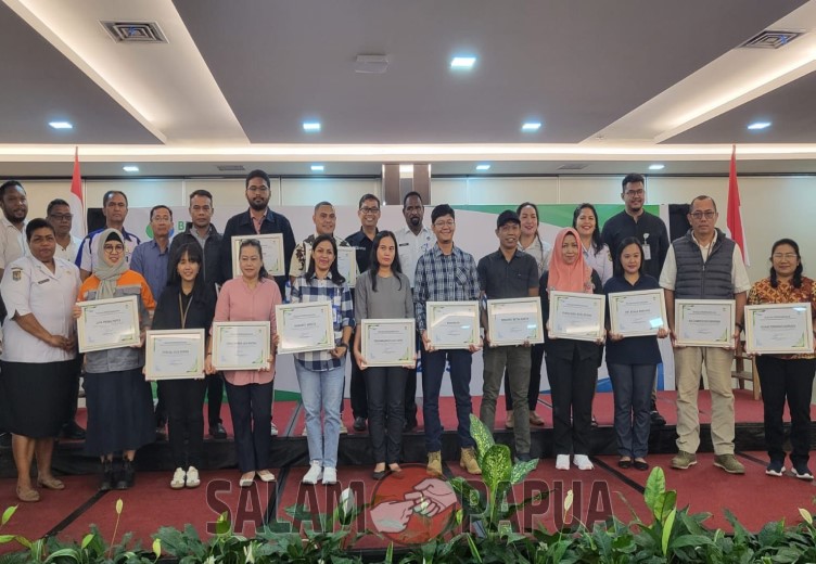 BPJS Ketenagakerjaan Berikan Penghargaan Kepada 38 Perusahaan Pelaksana CSR Di Mimika