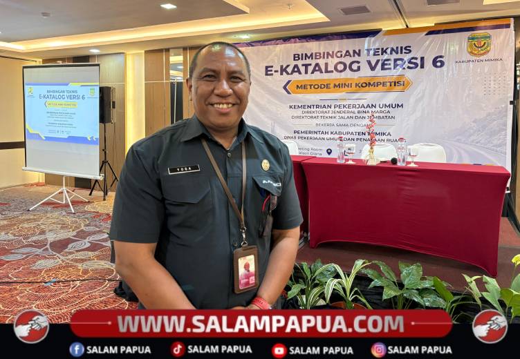 PUPR Mimika Gelar Bimtek Implementasi E-Katalog Versi 6 Untuk Pekerjaan Konstruksi