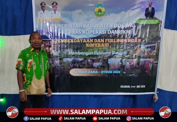 Titus Pekei Dorong Pembangunan Ekonomi Dogiyai Berbasis HAM