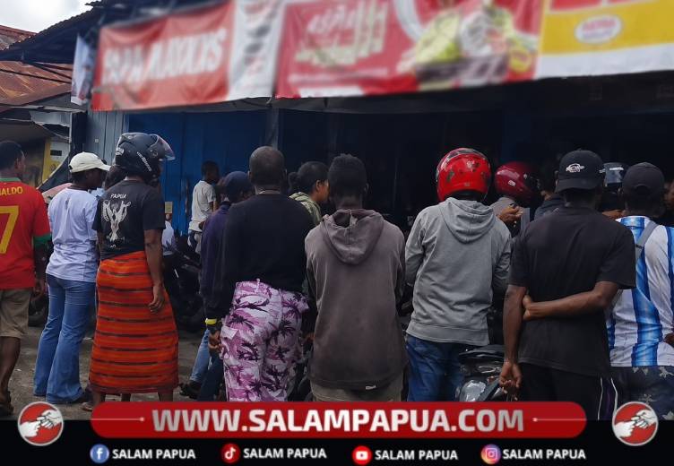 Diduga Jadi Penadah Motor Curian, Bengkel Di Jalan Ahmad Yani Timika Digerebek Warga