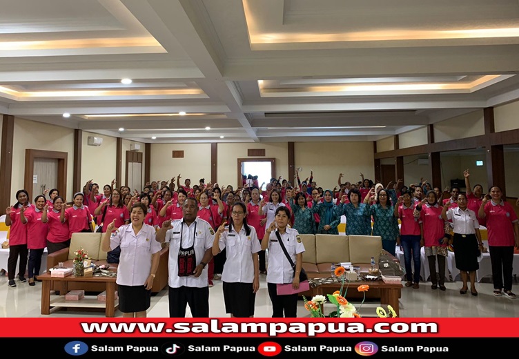 Distrik Mimika Baru Sosialisasikan Gerakan Masyarakat Hidup Sehat