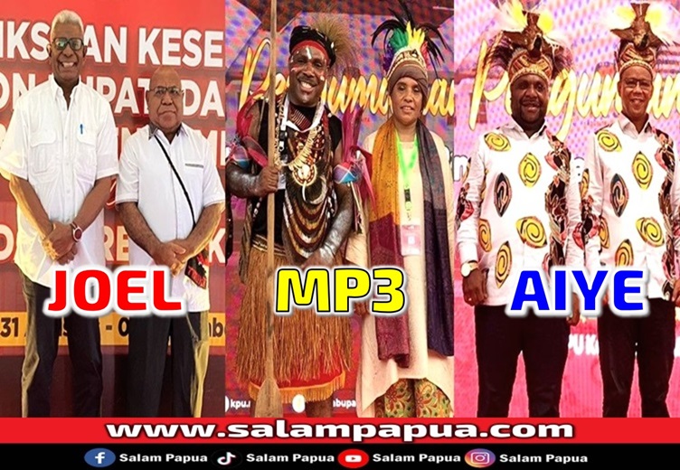 Berikut Jumlah Suara Sah Dan Parpol Pengusung Bakal Paslon Bupati-Wabup Mimika 2024
