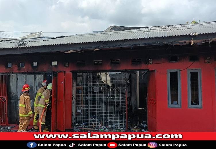 Ini Penyebab Kebakaran Rumah Lima Petakan Di SP2 Timika