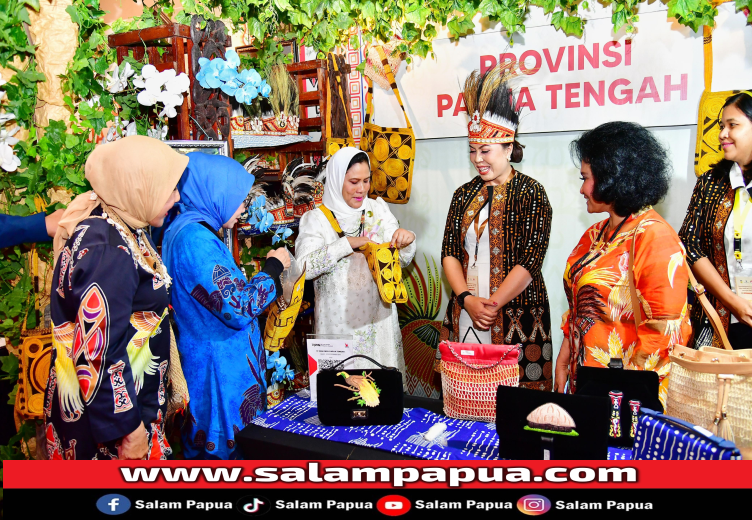 Dekranasda Papua Tengah Terbaik Ke 3 Se-Tanah Papua Dalam Pameran Forum PKP UMKM