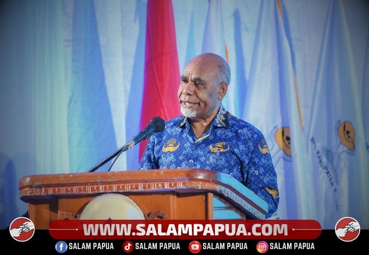 Wagub Deinas Geley Buka DIKLATDA Dan FORBISDA HIPMI Papua Tengah