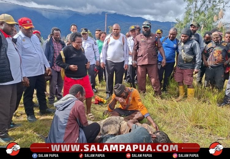 Pesawat AMA PK-RCY Diduga Dibakar OTK Di Yahukimo