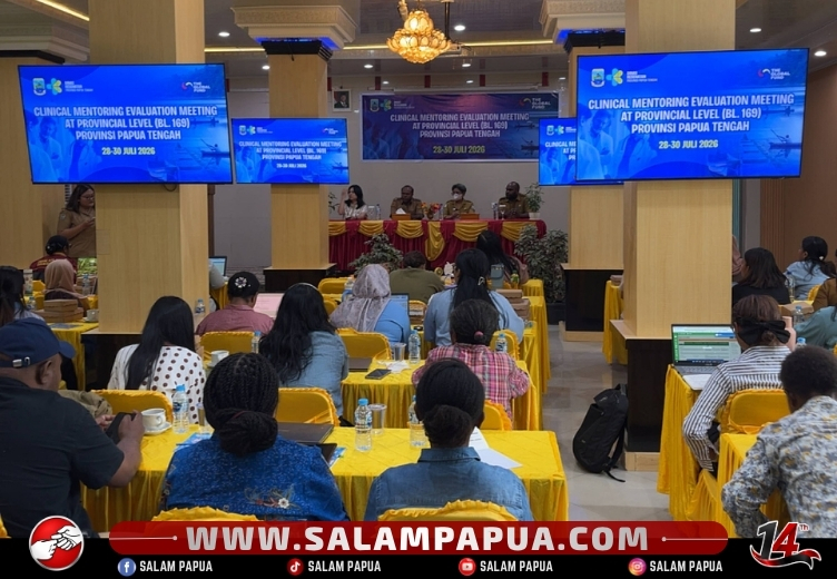 Dinas Kesehatan Provinsi Papua Tengah Gelar Clinical Mentoring Evaluation Meeting Program HIV