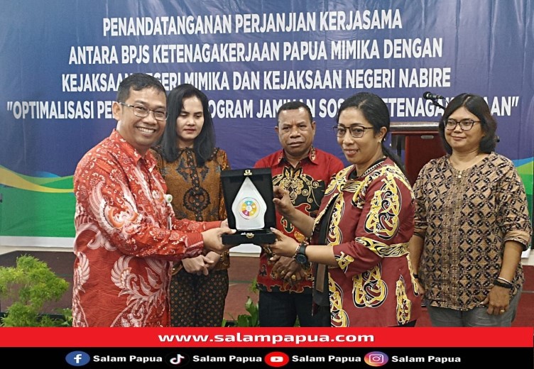 BPJS Ketenagakerjaan Mimika Perpanjang Kerjasama Dengan Pihak Kejaksaan, Berikut Maksud Kerjasamanya