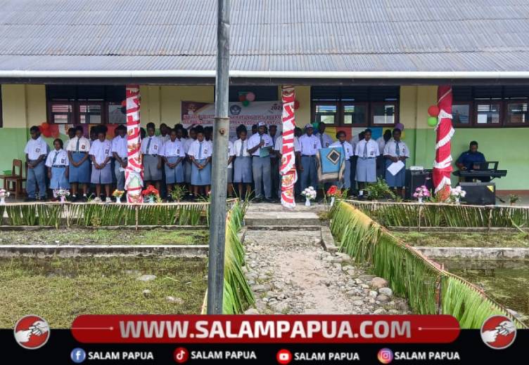 Lulus 100 Persen, SMK Negeri 1 Kenyam Titip Harapan Untuk Pendidikan Nduga