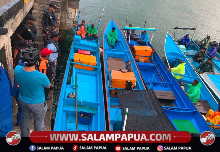 Pemancing Hilang Kontak Di Perairan Tanjung Bicari, Tim SAR Gabungan Lakukan Pencarian