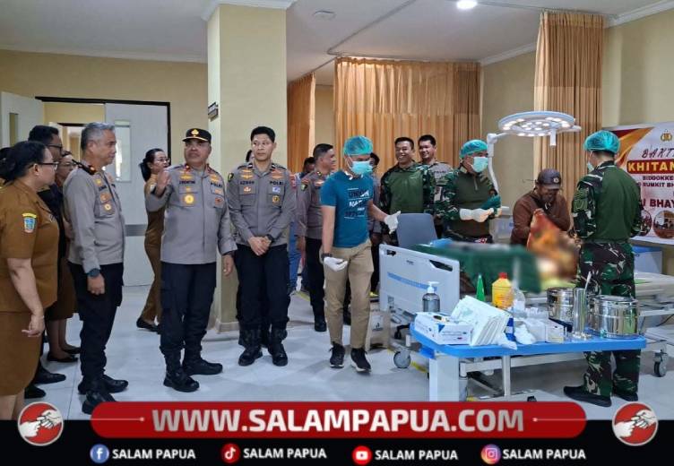 Rangkaian HUT Bhayangkara Ke-80, Bakti Kesehatan Polda Papua Tengah Jangkau 1.000 Warga Di Mimika