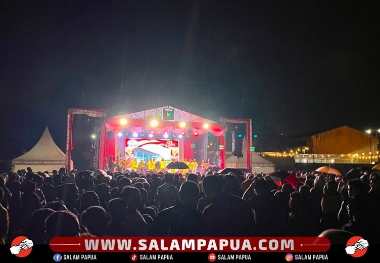 Ribuan Masyarakat Mimika Ramaikan Konser Rima Kebangsaan
