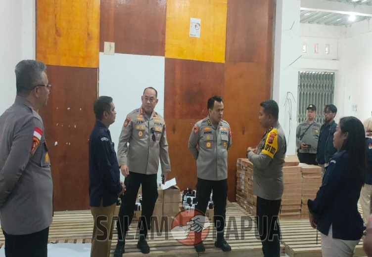 Polri Pantau Kesiapan Pemilu 2024 Di KPU Dan Bawaslu Mimika