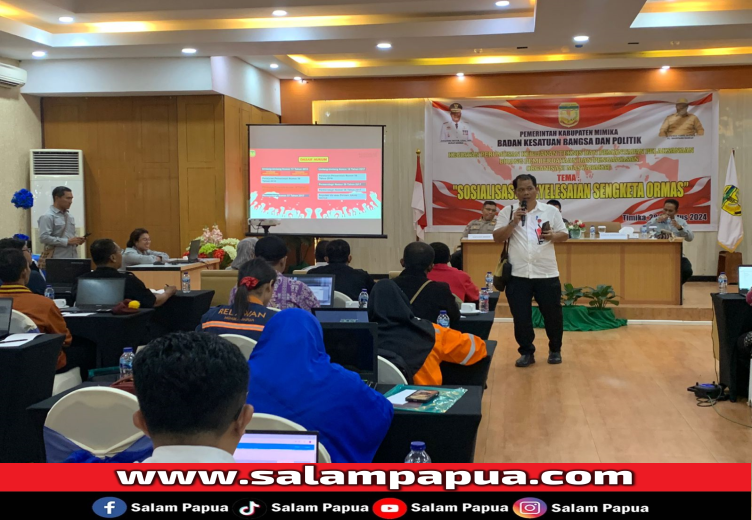 Kesbangpol Mimika Ingatkan Ormas Tidak Boleh Berpolitik