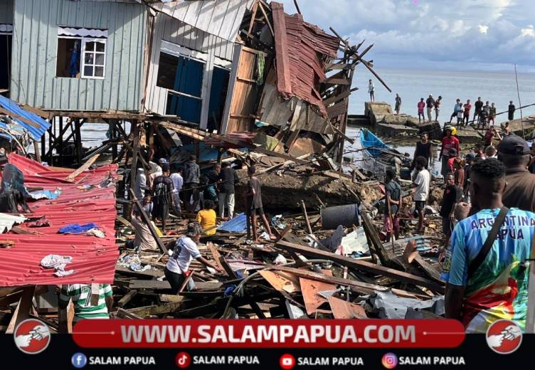 Bom Diduga Peninggalan Perang Dunia II Meledak Di Biak Numfor, Lima Warga Dilaporkan Meninggal Dunia