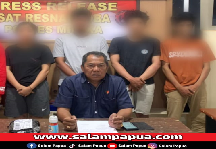 Polisi Tangkap Seorang Perempuan Dan Tiga Pria Pengedar Narkoba