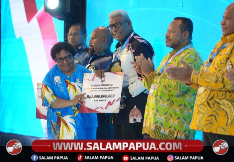 Mimika Raih Dua Penghargaan Pemerintah Daerah Berprestasi 2026, Terima Apresiasi Rp6 Miliar