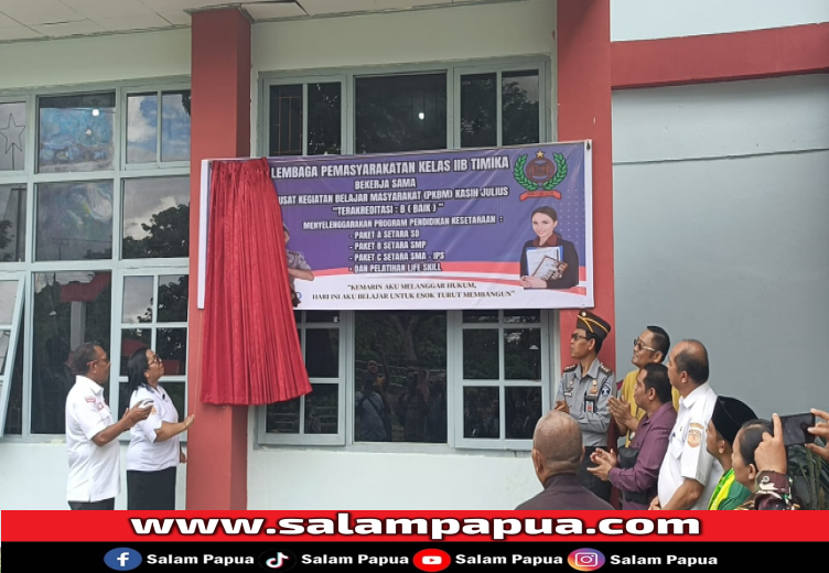 Warga Binaan Lapas Timika Diberi Pelatihan Kemandirian Dan Akan Terima Ijazah Paket