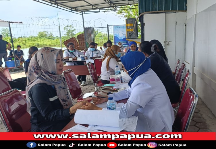 84 Karyawan PT.PUMS Jalani Pemeriksaan Malaria, TB Hingga HIV