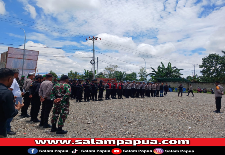100 Personel Gabungan TNI-Polri Amankan Deklarasi Pilkada Damai