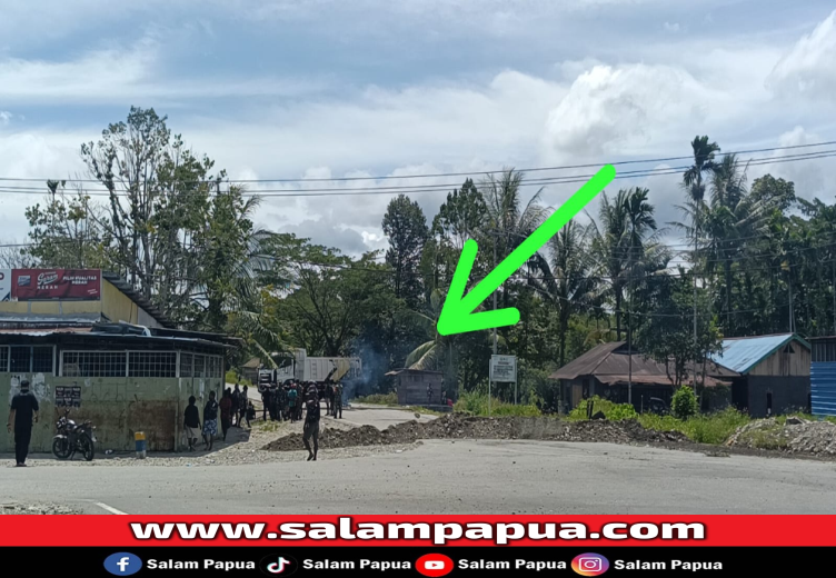 Mobil Patroli Polisi Dipanah Saat Merespon Temuan Mayat Di Iwaka