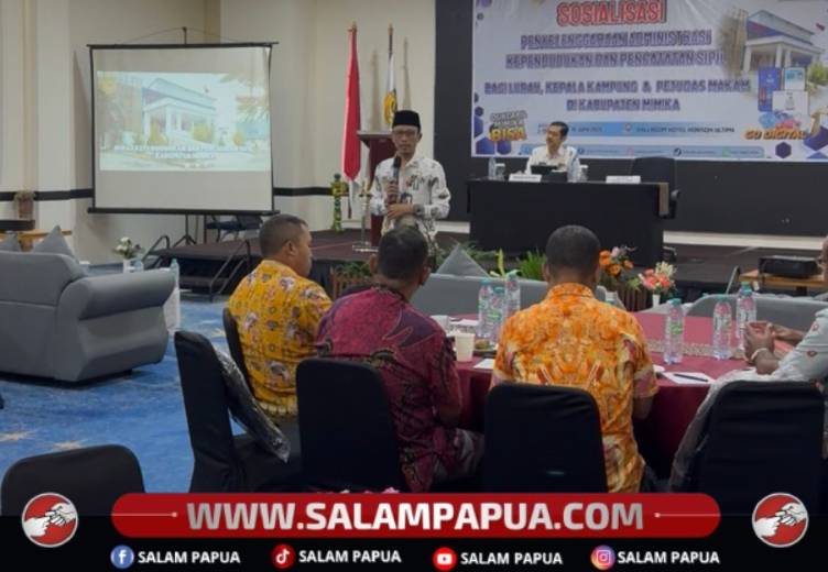 Dukcapil Mimika Bangun Ekosistem Layanan Kolaboratif Libatkan Petugas Makam