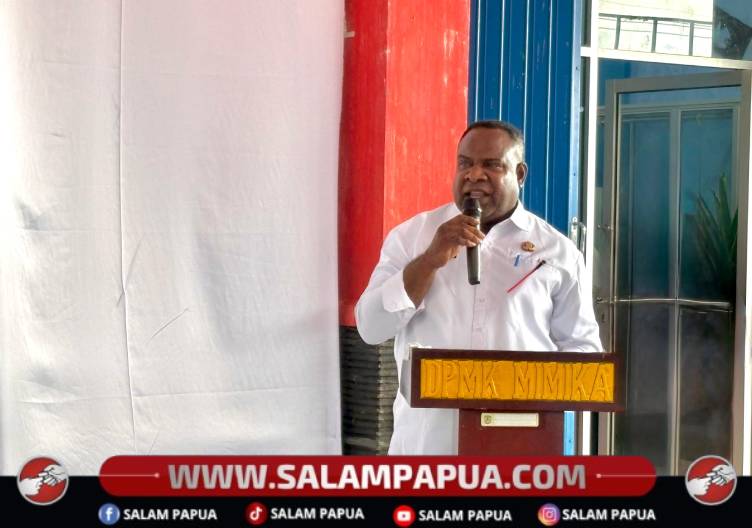 Pj Sekda Mimika, Abraham Kateyau (Salampapua.com/Evita)