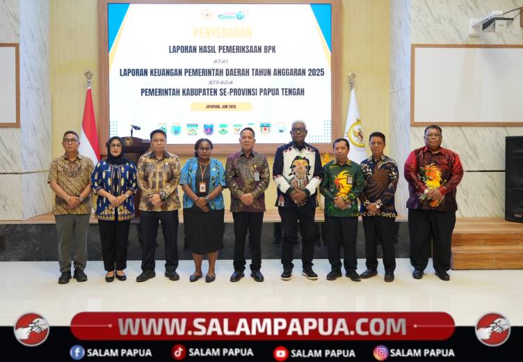 Laporan Keuangan Pemkab Mimika Kembali Raih Opini WTP Dari BPK RI