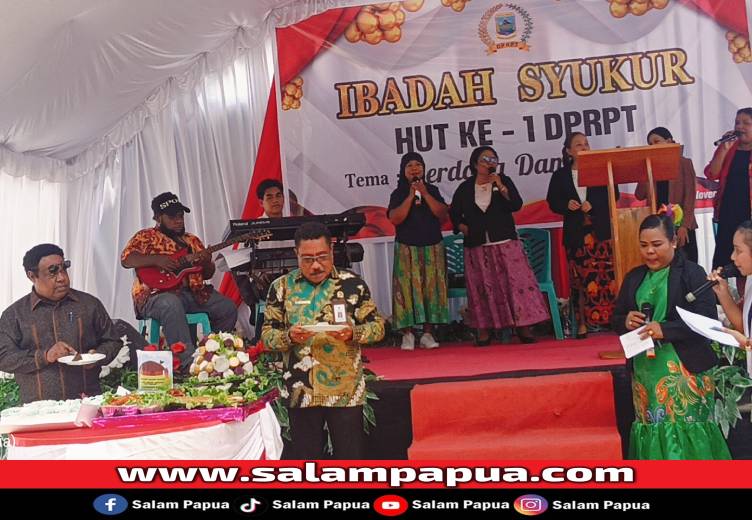 DPR Papua Tengah Rayakan HUT Ke-1: �Berdaya Dan Berkarya Untuk Papua Tengah Maju�
