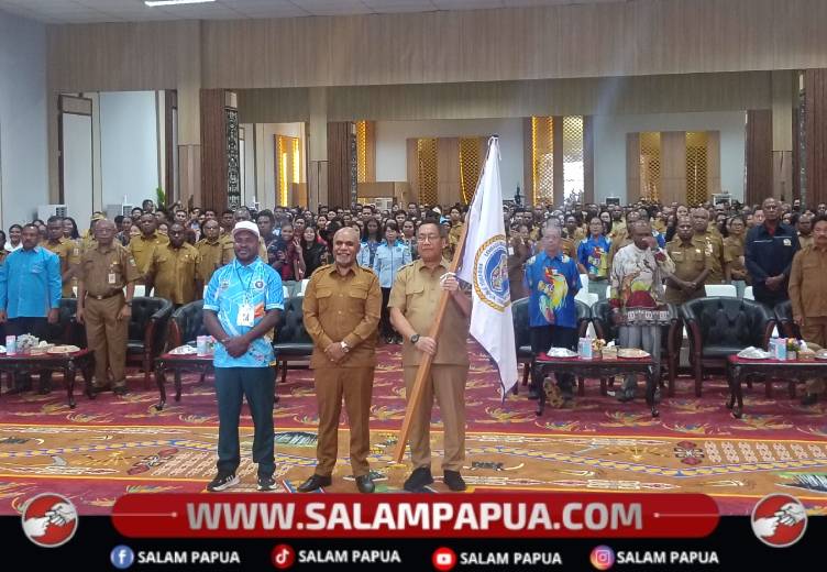 Resmi, Pemprov Papua Tengah Lepaskan 300 Peserta Pesparawi Nasional XIV 2026 Di Manokwari