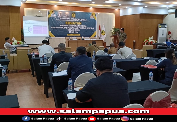 DPMPTSP Mimika Gelar Sosialisasi Pengawasan Penanaman Modal Dan Peran Perusahaan Melalui CSR