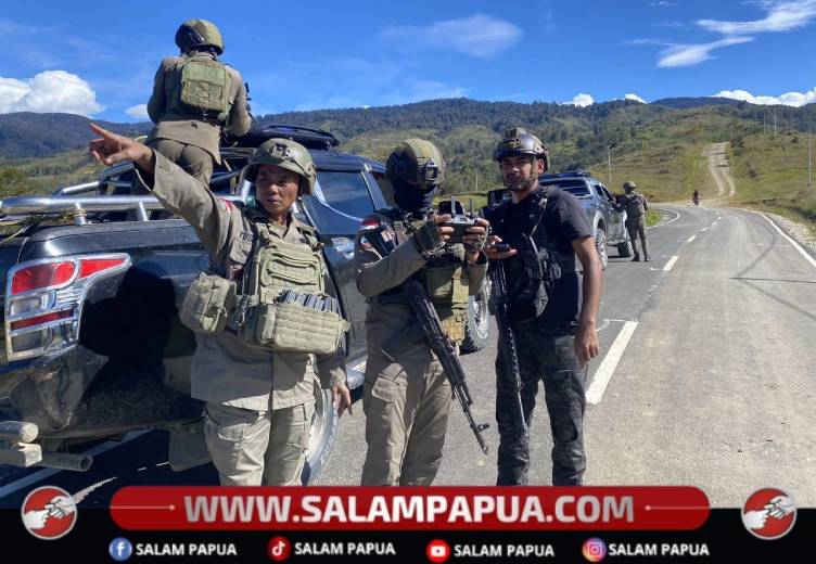 Patroli Gabungan Ops Damai Cartenz 2026 Perkuat Rasa Aman Warga Di Lanny Jaya