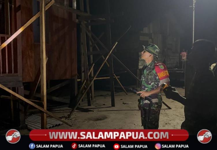 Tinjau TMMD Reguler Ke-128, Dandim 1710/Mimika Pastikan Pembangunan Rampung Tepat Waktu