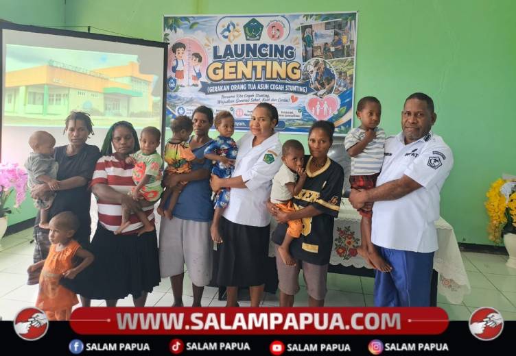 Cegah Stunting, Bupati Nduga Launching Gerakan Orang Tua Asuh
