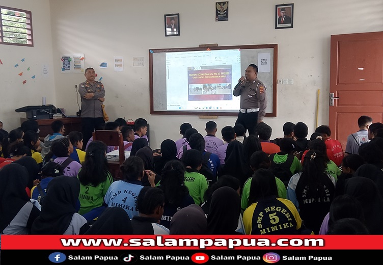 Ratusan Siswa Baru SMAN 7 Terima Pembekalan Materi Bela Negara Oleh Polsek Miru