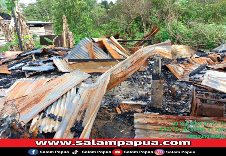 Rumah Dibakar, Warga Kampung Wakia Di Tempat Pengungsian Butuh Bantuan